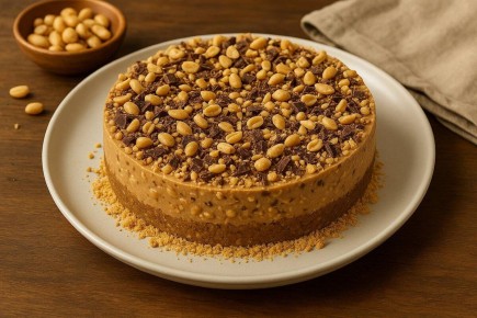 Сладкий торт без выпечки: крепкое сочетание сгущёнки и орехов