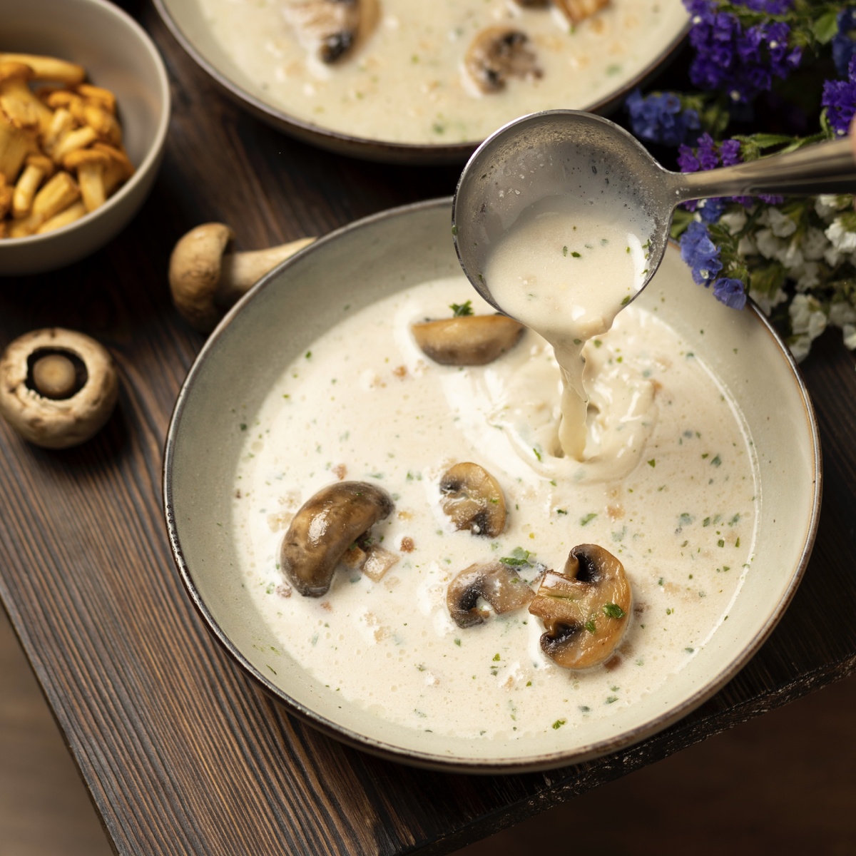 Приготовьте грибной крем-суп вместе с La Redoute
