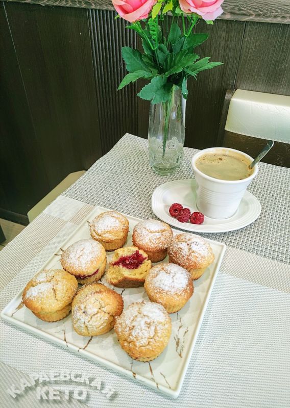 Как Использовать Остатки Продуктов: Ягодные Кето Маффины на Основе Маскарпоне