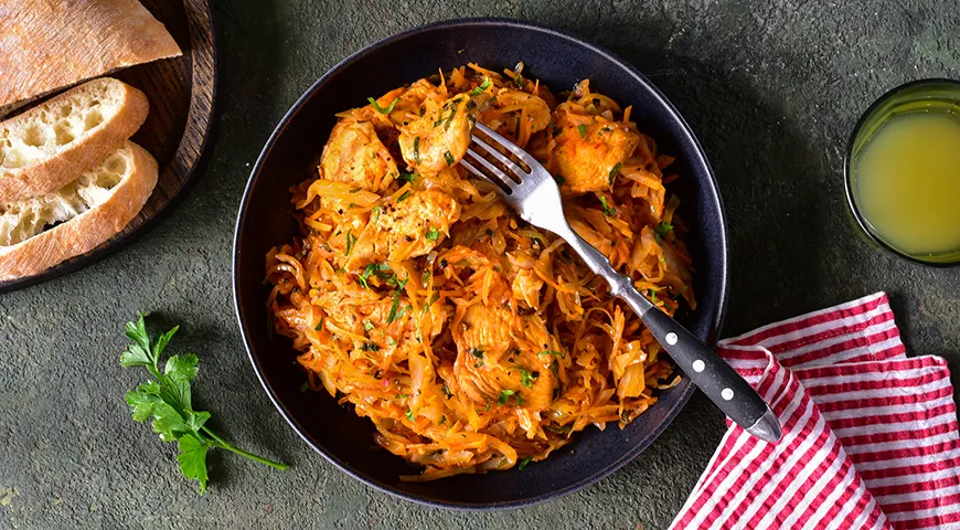 Тушеная капуста с мясом: сытность и здоровье на вашей кухне