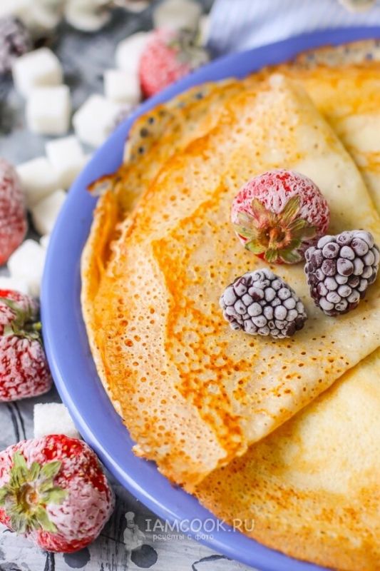 Простые заварные блинчики на молоке: идеальный завтрак для всей семьи