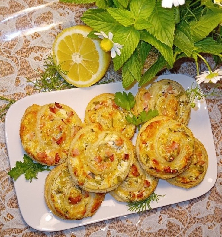 Вкусные улитки с ветчиной и сыром: идеальная закуска для пикника