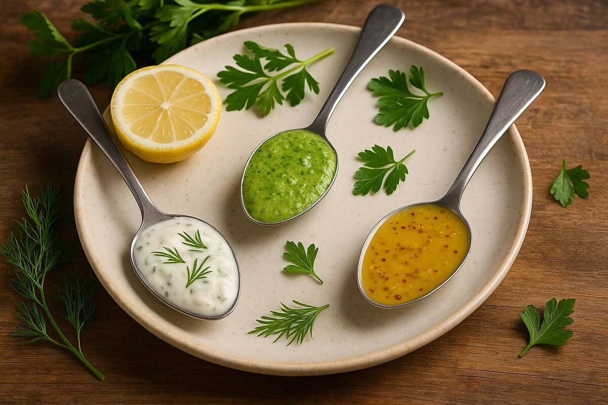 Как заменить майонез в летних салатах: простые и быстрые соусы