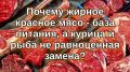 Почему жирное красное мясо остается основой рациона, а курица и рыба не могут составить ему конкуренцию