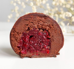 Пирожное картошка с вишневой начинкой: вкусный и здоровый десерт без сахара