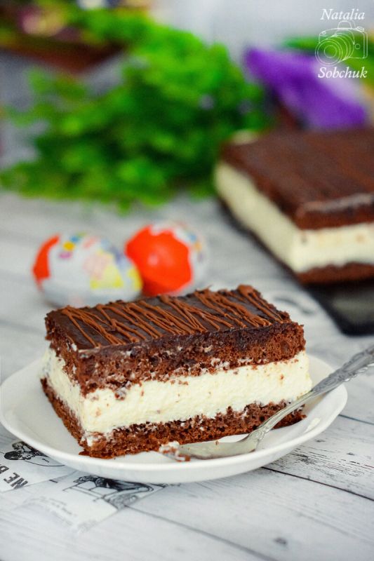 Восхитительный торт "Киндер молочный ломтик": быстро и вкусно