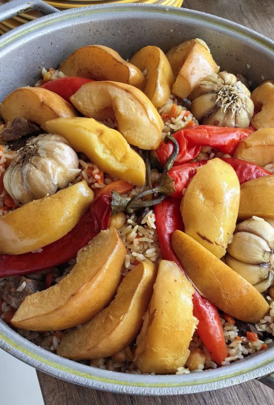 Плов с нутом и айвой: новое звучание на вашей кухне