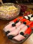 Рулетики с ветчиной, сыром и чесноком